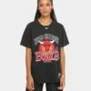 Mitchell & Ness Chicago Bulls World Champs Ball Vintage T-Shirt Vintage Black -Culture Kings Shop 02027553 YV009 womens 0020