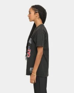 Mitchell & Ness Chicago Bulls World Champs Ball Vintage T-Shirt Vintage Black -Culture Kings Shop 02027553 YV009 womens 0070