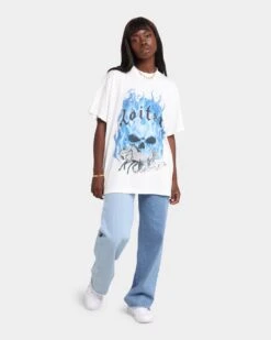 Loiter Ride Or Die Vintage T-Shirt Off White -Culture Kings Shop 02028104 YO007 womens 0020