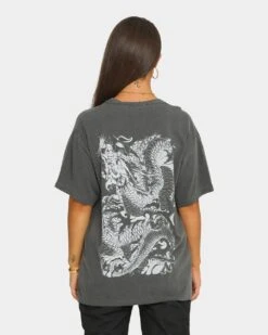 Rats Get Fat Men's Dragon Vintage T-Shirt Pepper -Culture Kings Shop 02028763 YP126 womens 0050