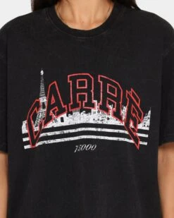 Carré 75000 Vintage T-Shirt Black Wash -Culture Kings Shop 02029547 YB295 womens 0040