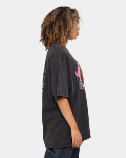 Goat Crew Flame Player Card Vintage T-Shirt Black Wash -Culture Kings Shop 02029552 YB295 womens 0060