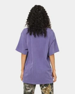 Mitchell & Ness Los Angeles Lakers Vintage Champs Trophy T-Shirt Faded Purple -Culture Kings Shop 02030470 YF432 womens 0040