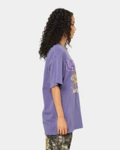 Mitchell & Ness Los Angeles Lakers Vintage Champs Trophy T-Shirt Faded Purple -Culture Kings Shop 02030470 YF432 womens 0050