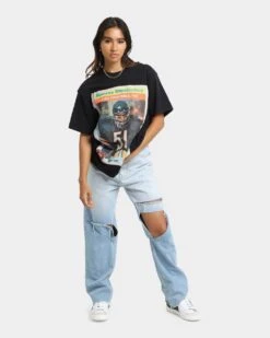 Mitchell & Ness Chicago Bears NFL Sports Illustrated Cover Vintage T-Shirt Faded Black -Culture Kings Shop 02032201 YB001 womens 0020