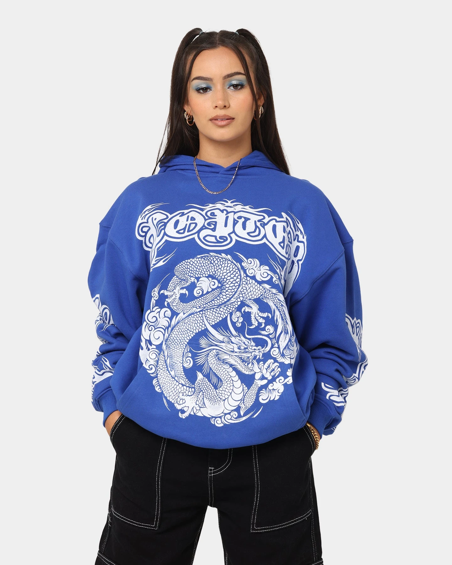 Loiter Oblivion Hoodie Blue 4 Loiter Oblivion Hoodie Blue - Image 2