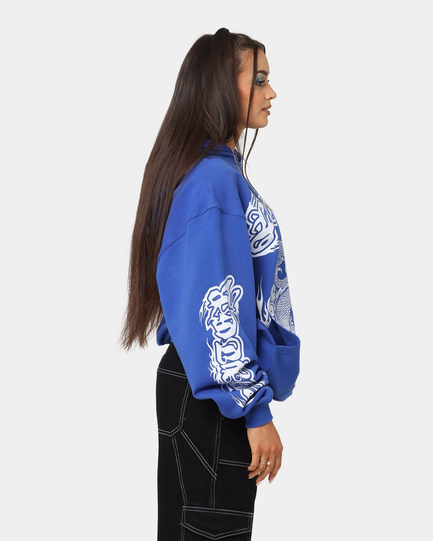 Loiter Oblivion Hoodie Blue 8 Loiter Oblivion Hoodie Blue - Image 6