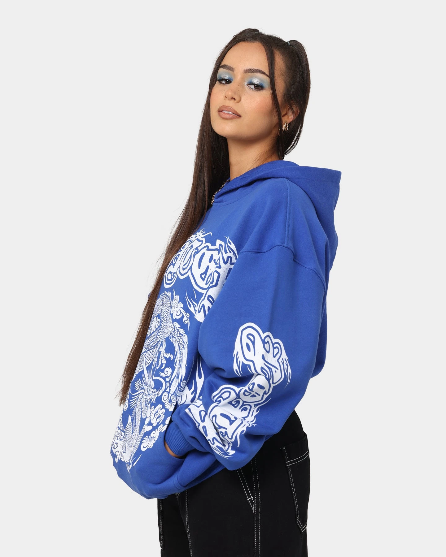 Loiter Oblivion Hoodie Blue 9 Loiter Oblivion Hoodie Blue - Image 7