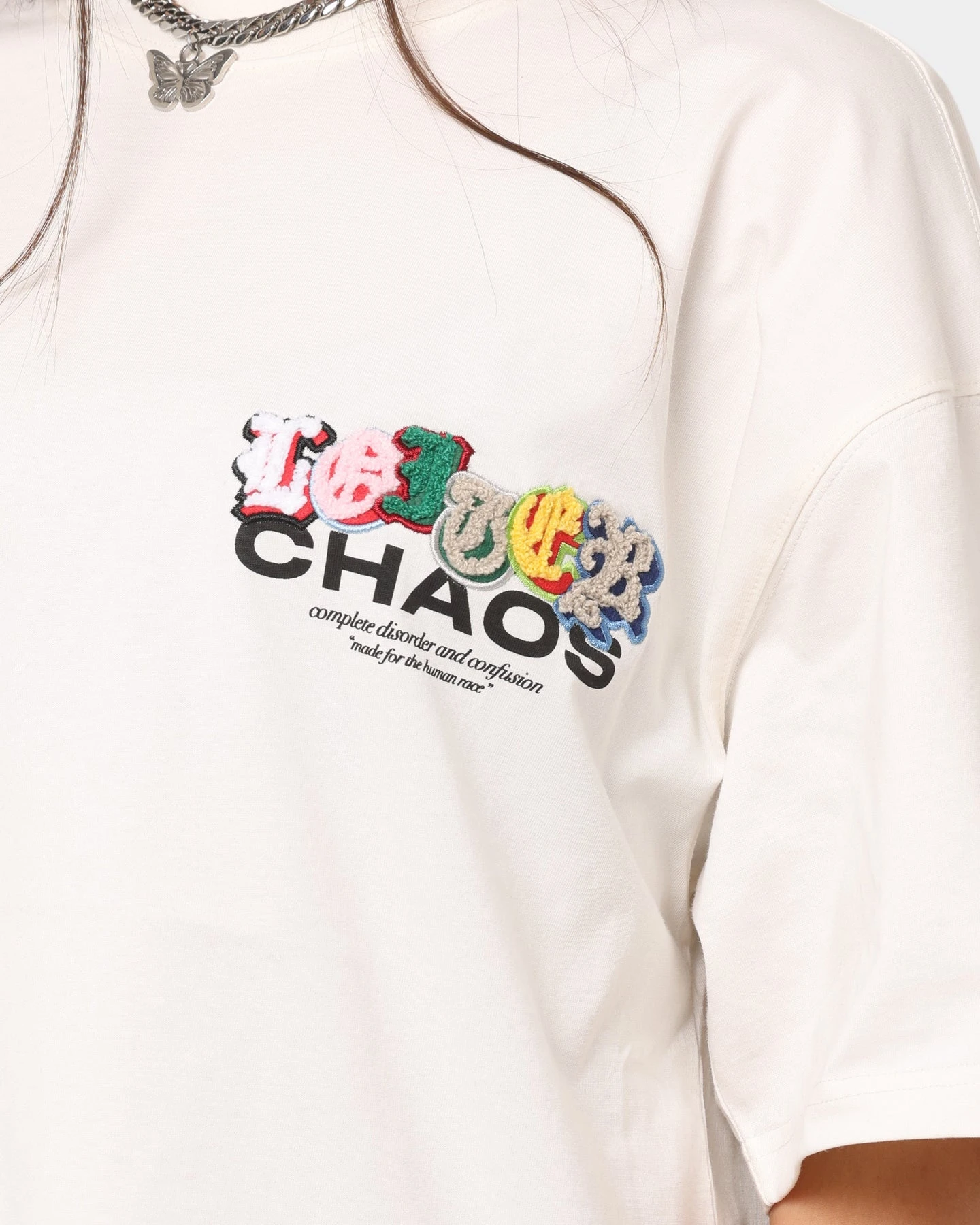 Loiter Chaos T-Shirt Off White 5 Loiter Chaos T-Shirt Off White - Image 3