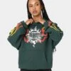 Loiter Biker Hoodie Green 2 Loiter Biker Hoodie Green -Culture Kings Shop 02033139 YG600 womens 0010