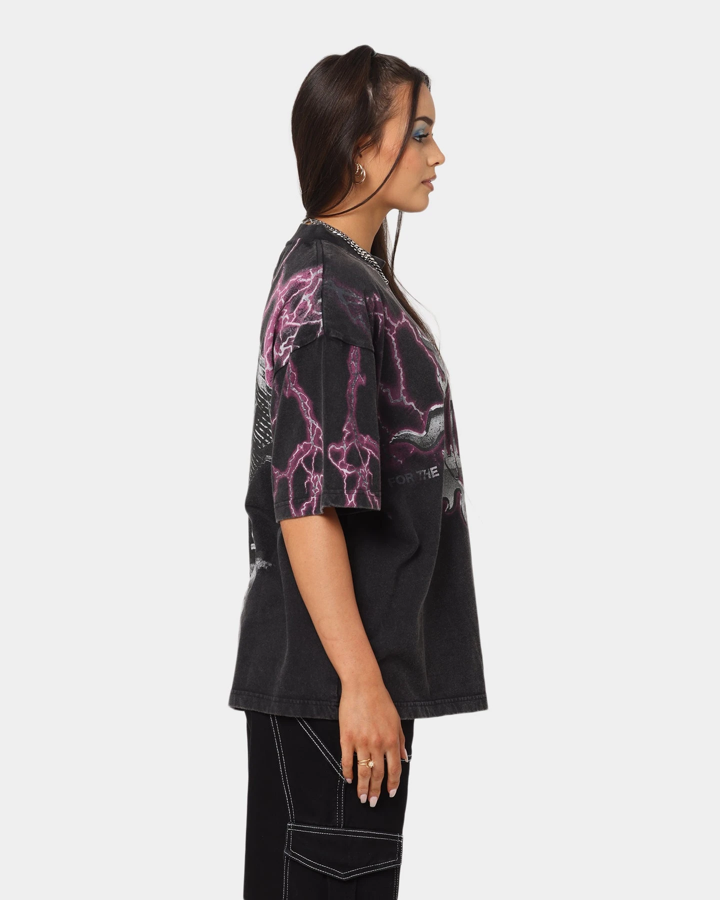 Loiter Lightning Motor Vintage T-Shirt Vintage Black 8 Loiter Lightning Motor Vintage T-Shirt Vintage Black - Image 6