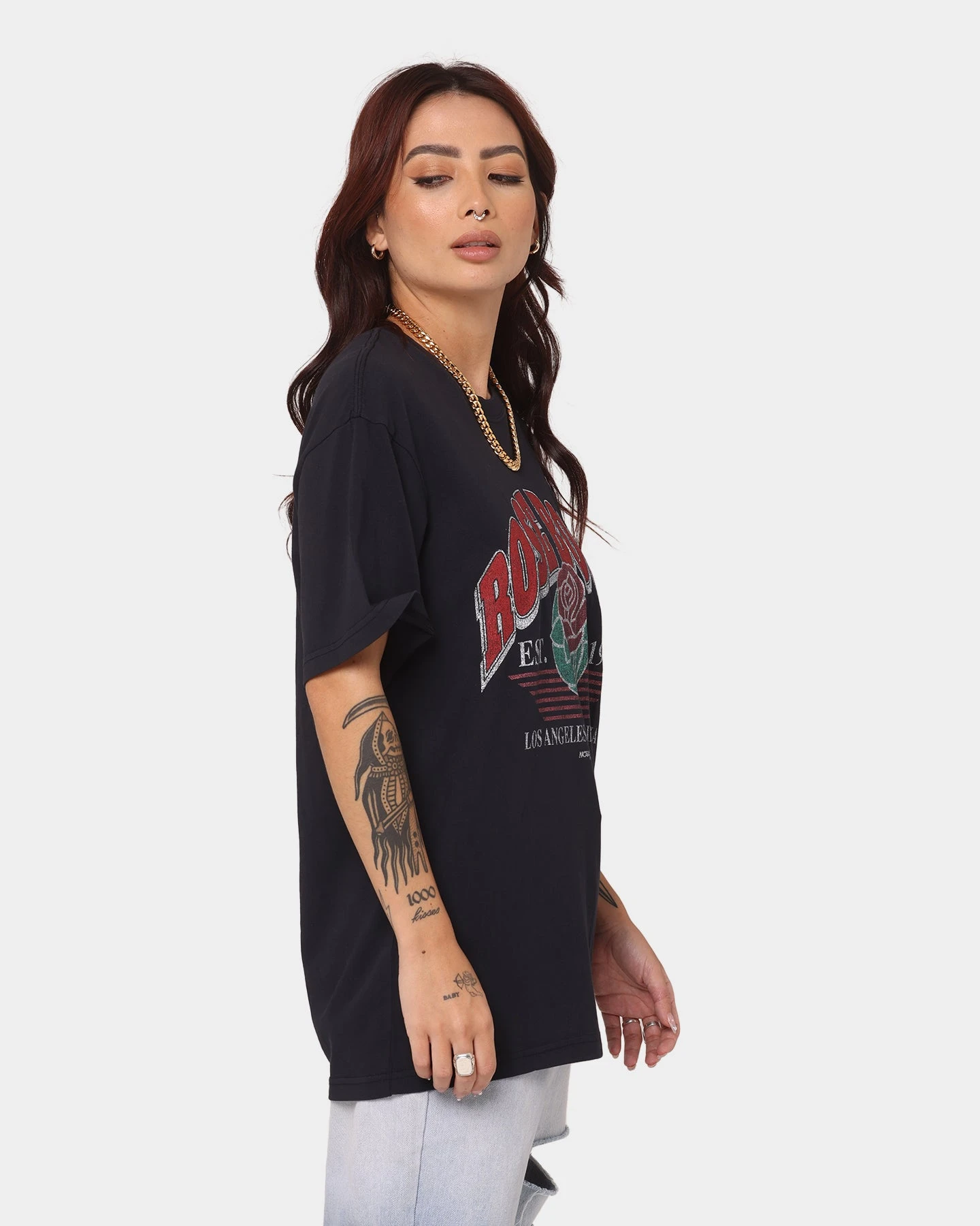 National Collegiate Athletic Association Rose Bowl Champ T-Shirt Vintage Black 8 National Collegiate Athletic Association Rose Bowl Champ T-Shirt Vintage Black - Image 6