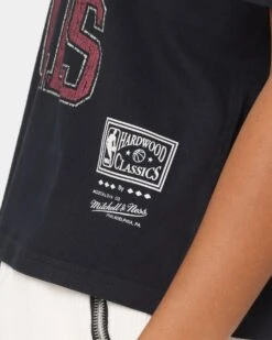 Mitchell & Ness Women's Chicago Bulls Vintage Ivy Arch T-Shirt Washed Black -Culture Kings Shop 02033793 YW607 womens 0070