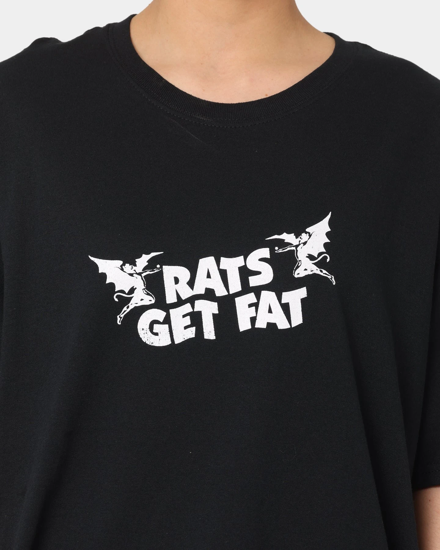 Rats Get Fat Bloody Rats Oversized Vintage T-Shirt Black 5 Rats Get Fat Bloody Rats Oversized Vintage T-Shirt Black - Image 3