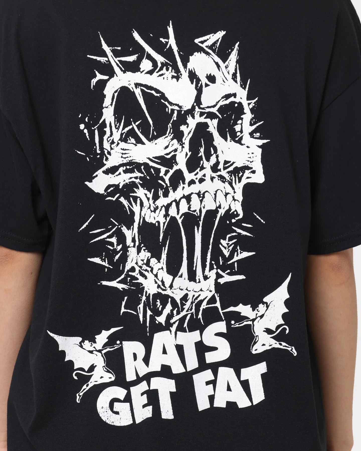 Rats Get Fat Bloody Rats Oversized Vintage T-Shirt Black 6 Rats Get Fat Bloody Rats Oversized Vintage T-Shirt Black - Image 4