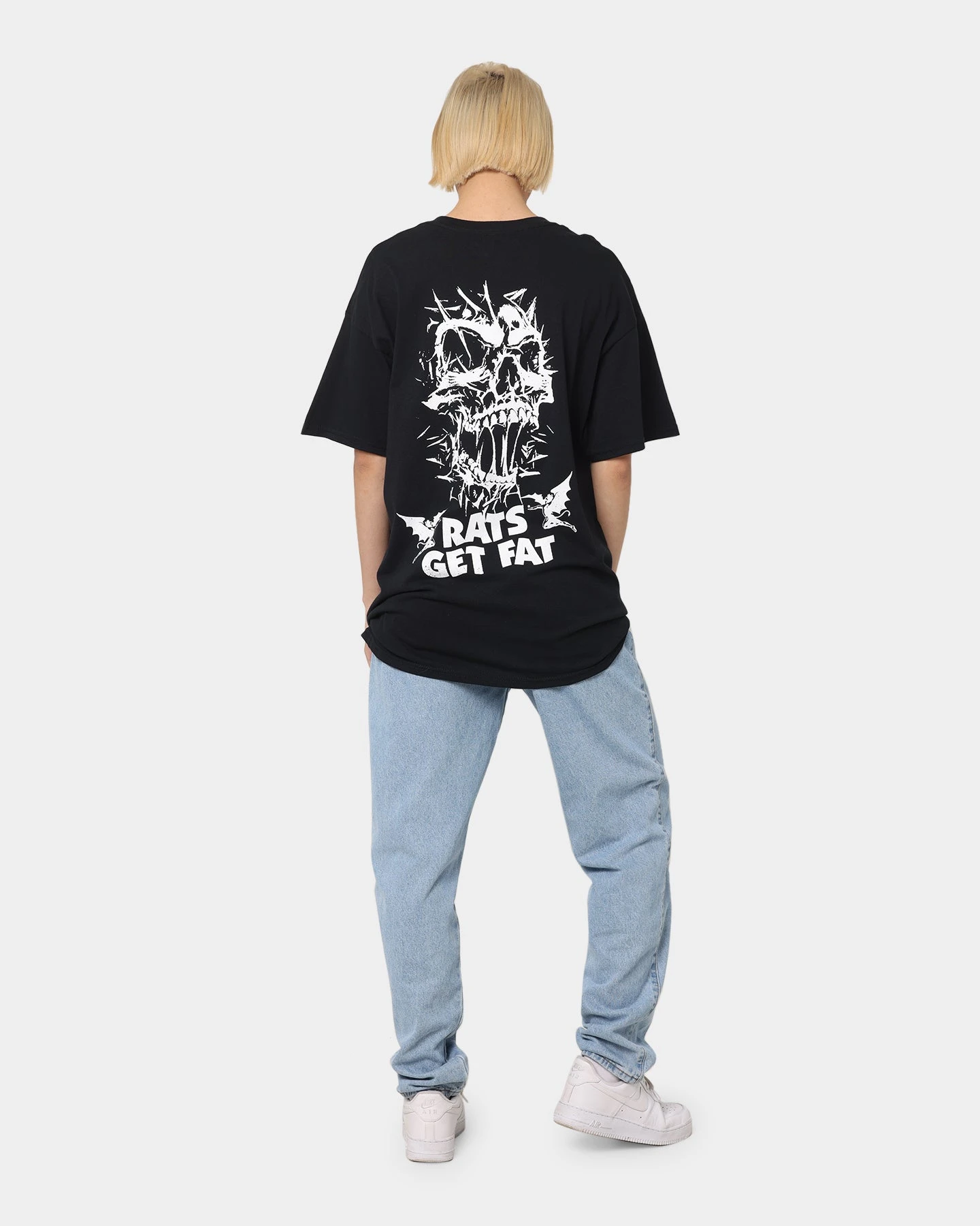 Rats Get Fat Bloody Rats Oversized Vintage T-Shirt Black 9 Rats Get Fat Bloody Rats Oversized Vintage T-Shirt Black - Image 7