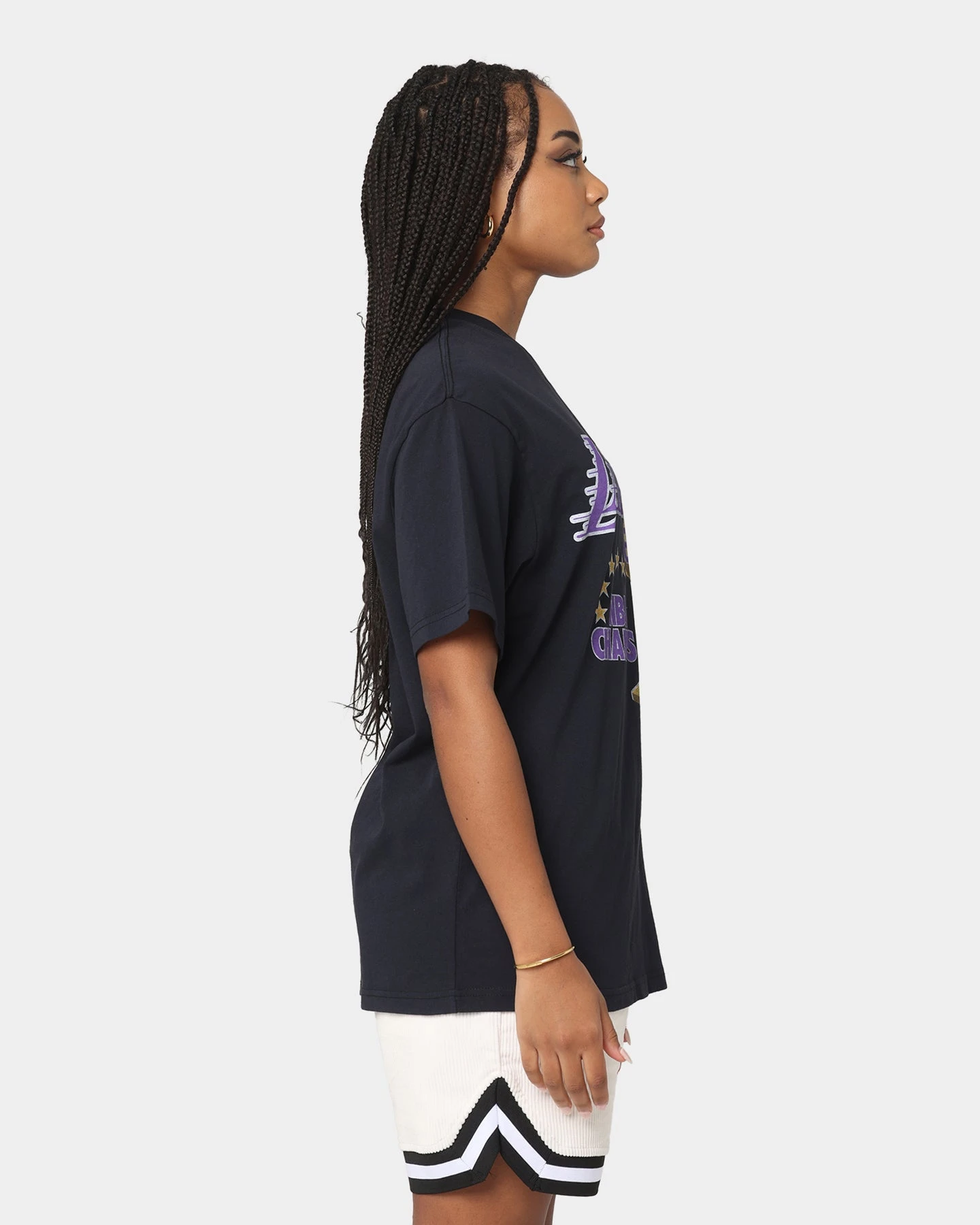 Mitchell & Ness Los Angeles Lakers '87 NBA Champs Vintage T-Shirt Vintage Black 7 Mitchell & Ness Los Angeles Lakers '87 NBA Champs Vintage T-Shirt Vintage Black - Image 5