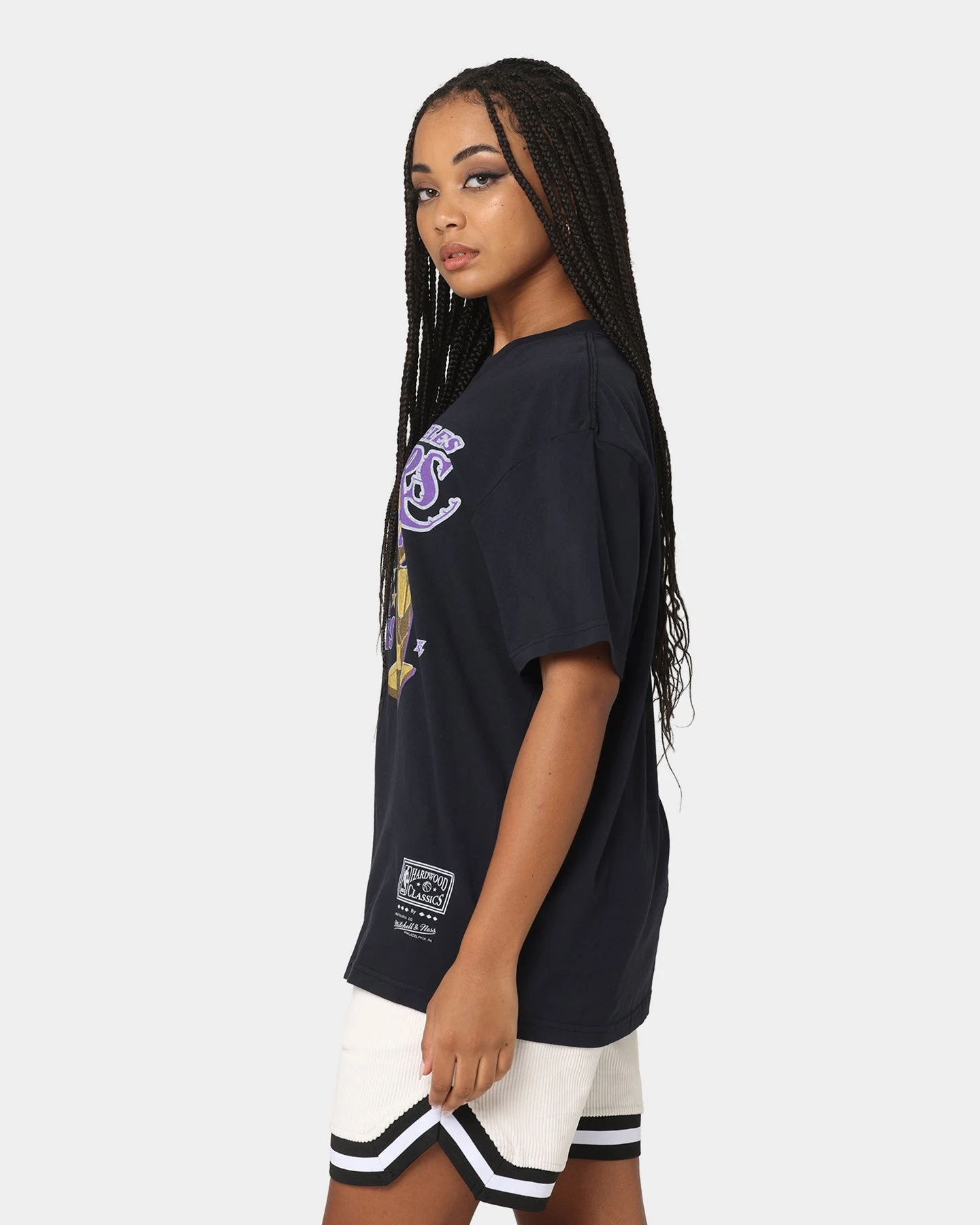 Mitchell & Ness Los Angeles Lakers '87 NBA Champs Vintage T-Shirt Vintage Black 8 Mitchell & Ness Los Angeles Lakers '87 NBA Champs Vintage T-Shirt Vintage Black - Image 6