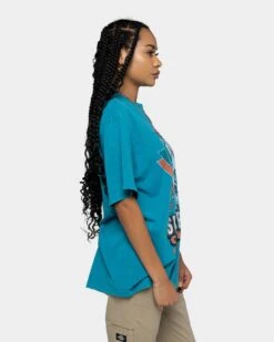 Mitchell & Ness Miami Dolphins Vintage Superbowl T-Shirt Faded Teal -Culture Kings Shop 02034587 YF458 womens 0060