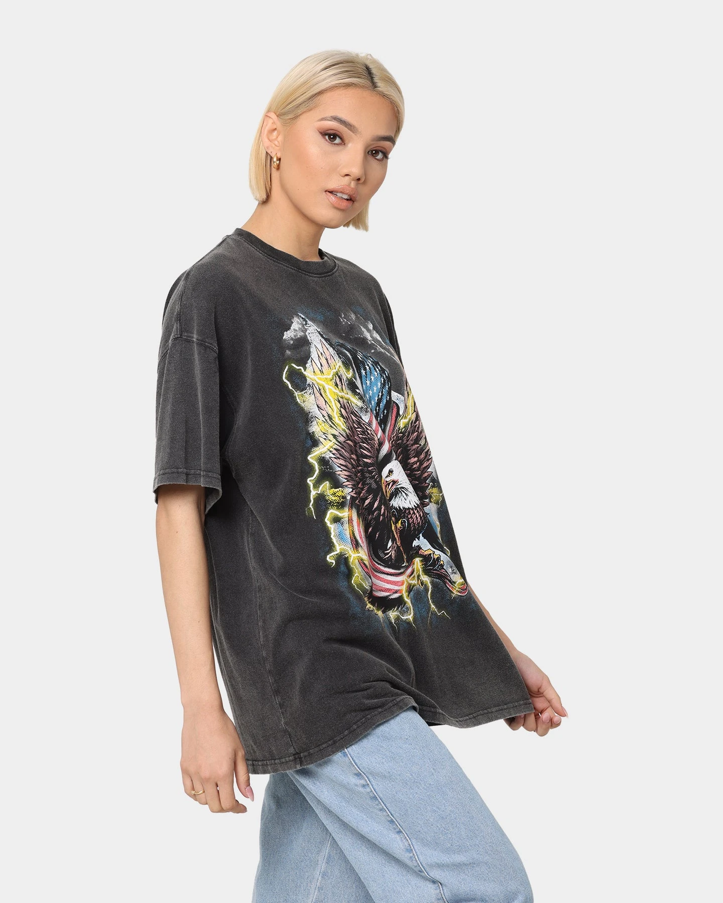 American Thrift American Lightning Vintage T-Shirt Black Wash 7 American Thrift American Lightning Vintage T-Shirt Black Wash - Image 5