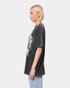 American Thrift American Lightning Vintage T-Shirt Black Wash 13 American Thrift American Lightning Vintage T-Shirt Black Wash -Culture Kings Shop 02034603 YB295 womens 0060