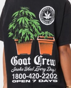 Goat Crew Chemist Vintage T-Shirt Black Wash -Culture Kings Shop 02034615 YB295 womens 0040