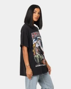 Goat Crew Don't Tread On Me Vintage T-Shirt Black Wash -Culture Kings Shop 02034617 YB295 womens 0050