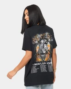 Rats Get Fat American Tour Vintage T-Shirt Black 11 Rats Get Fat American Tour Vintage T-Shirt Black -Culture Kings Shop 02034688 YB001 womens 0040