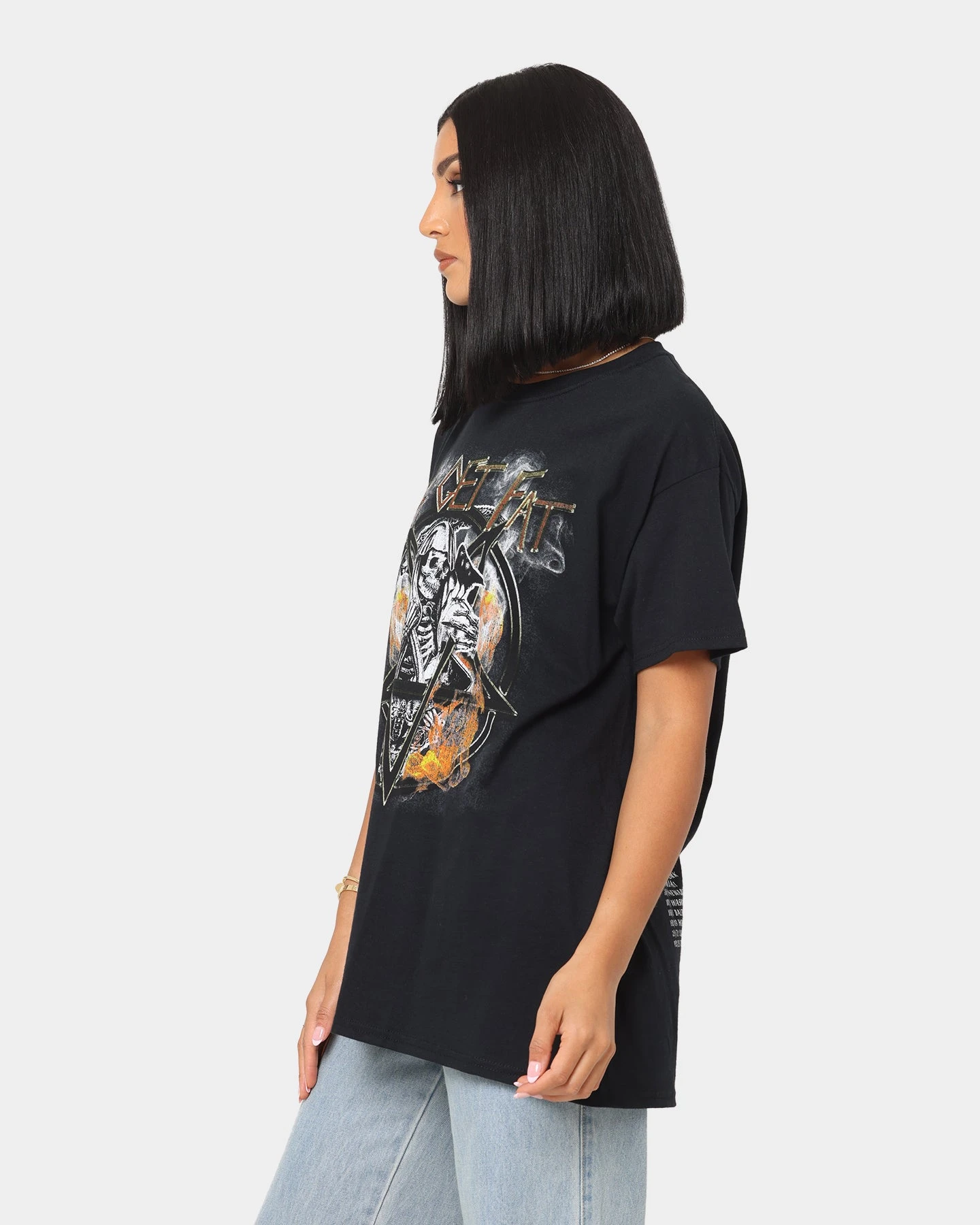 Rats Get Fat American Tour Vintage T-Shirt Black 8 Rats Get Fat American Tour Vintage T-Shirt Black - Image 6