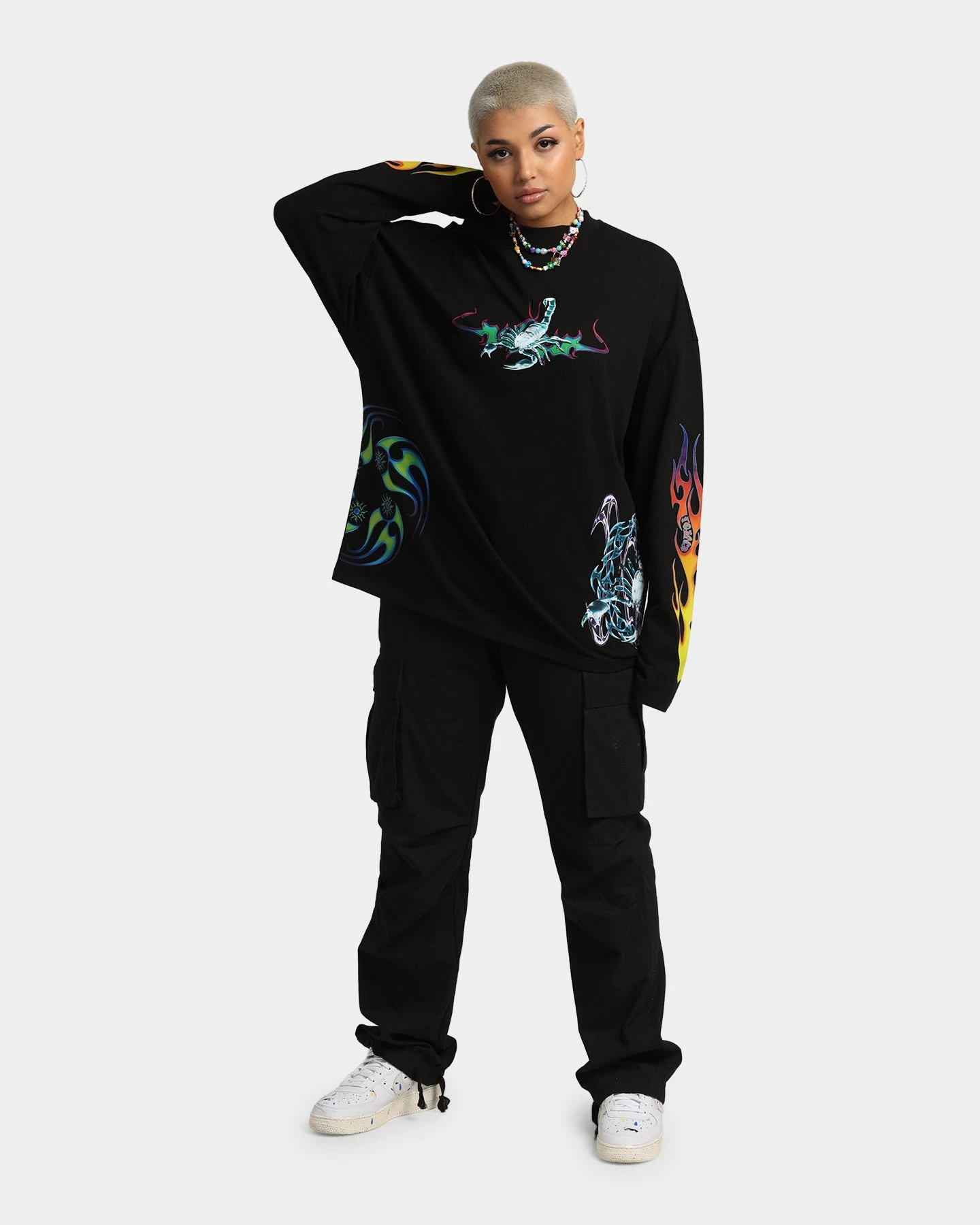 Loiter Cyber Scorpion Long Sleeve T-Shirt Black 4 Loiter Cyber Scorpion Long Sleeve T-Shirt Black - Image 2