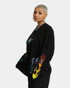 Loiter Cyber Scorpion Long Sleeve T-Shirt Black 14 Loiter Cyber Scorpion Long Sleeve T-Shirt Black -Culture Kings Shop 02034790 YB001 womens 0060