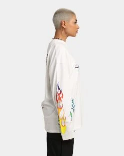 Loiter Cyber Scorpion Long Sleeve T-Shirt Off White -Culture Kings Shop 02034790 YO007 womens 0050