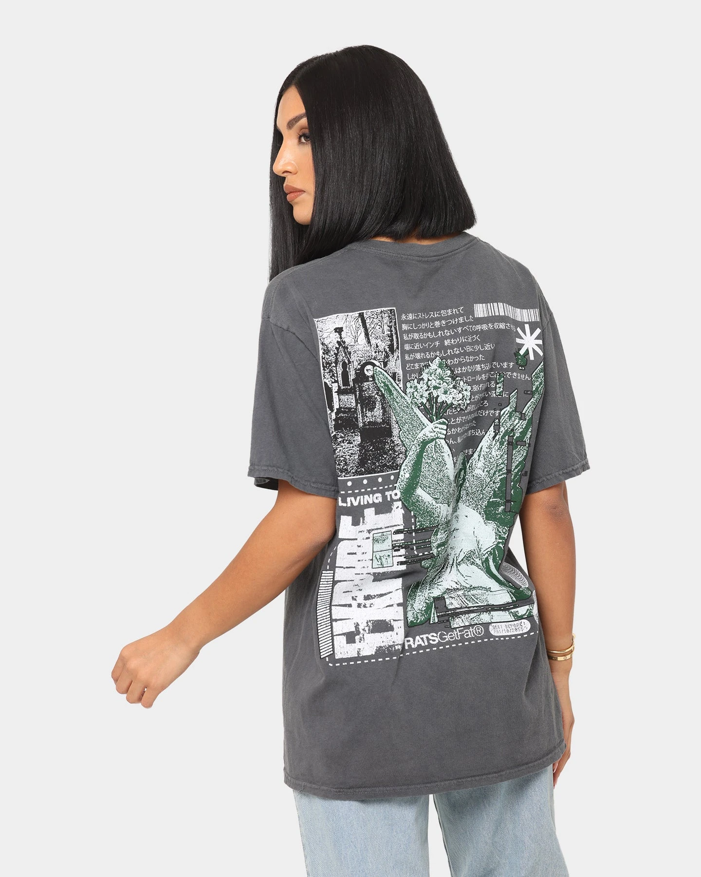 Rats Get Fat Expire Vintage T-Shirt Off Black 6 Rats Get Fat Expire Vintage T-Shirt Off Black - Image 4