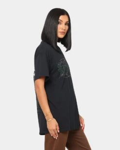 Rats Get Fat Smoking T-Shirt Black 12 Rats Get Fat Smoking T-Shirt Black -Culture Kings Shop 02034988 YB001 womens 0050