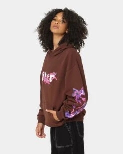 Loiter Electro Butterfly Hoodie Brown -Culture Kings Shop 02035423 YX300 womens 0060