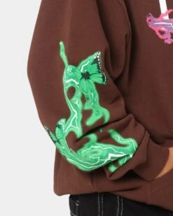 Loiter Electro Butterfly Hoodie Brown -Culture Kings Shop 02035423 YX300 womens 0070