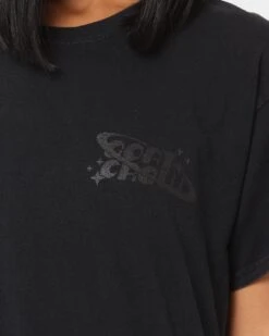 Goat Crew Stacked Logo Vintage T-Shirt Black Wash -Culture Kings Shop 02035690 YB295 womens 0030 54289d42 9dfb 48da bde4 7b8345f54c2c