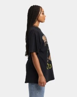 Goat Crew All Over Houston Vintage T-Shirt Black Wash -Culture Kings Shop 02035723 YB295 womens 0050