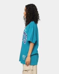 Mitchell & Ness Charlotte Hornets XL Arch Vintage T-Shirt Faded Teal 13 Mitchell & Ness Charlotte Hornets XL Arch Vintage T-Shirt Faded Teal -Culture Kings Shop 02035992 YF458 womens 0060