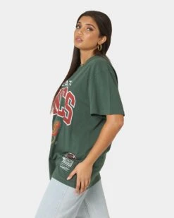 Mitchell & Ness Seattle Supersonics XL Arch Vintage T-Shirt Faded Dark Green -Culture Kings Shop 02035995 YF074 womens 0060