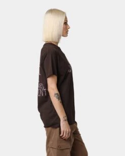 Anti Social Social Club Sometimes They Don't T-Shirt Brown -Culture Kings Shop 02036052 YX300 womens 0050
