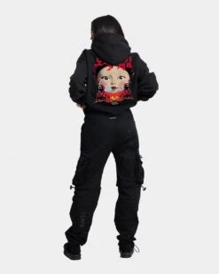 Goat Crew X Squid Game Doll Vintage Hoodie Black 12 Goat Crew X Squid Game Doll Vintage Hoodie Black -Culture Kings Shop 02036321 YB295 womens 0040