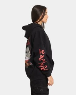 Goat Crew X Squid Game Doll Vintage Hoodie Black 14 Goat Crew X Squid Game Doll Vintage Hoodie Black -Culture Kings Shop 02036321 YB295 womens 050