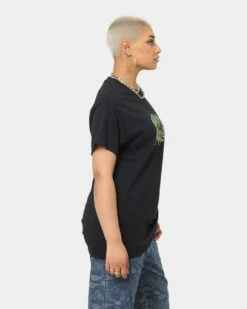 Goat Crew Drip Logo T-Shirt Black/Blue/Yellow -Culture Kings Shop 02036524 YB161 womens 0050