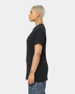 Goat Crew Drip Logo T-Shirt Black/Blue/Yellow -Culture Kings Shop 02036524 YB161 womens 0060