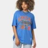 Mitchell & Ness New York Knicks Hoops Vintage T-Shirt Faded Blue