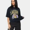 Mitchell & Ness Los Angeles Lakers XL Arch Vintage T-Shirt Faded Black