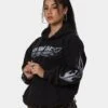 Rodman Brand Metal Logo Vintage Hoodie Black Wash 1 Rodman Brand Metal Logo Vintage Hoodie Black Wash -Culture Kings Shop 02036768 YB295 womens 0010