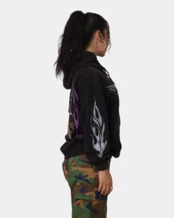 Rodman Brand Metal Logo Vintage Hoodie Black Wash -Culture Kings Shop 02036768 YB295 womens 0050