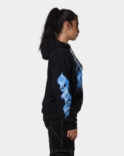 Rodman Brand Rodman Skulls Vintage Hoodie Black Wash -Culture Kings Shop 02036773 YB001 womens 050